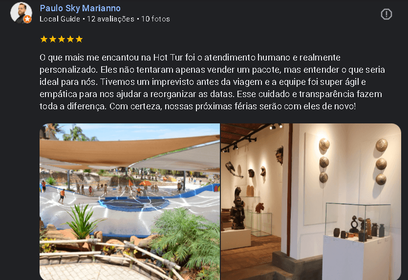 Depoimento de cliente