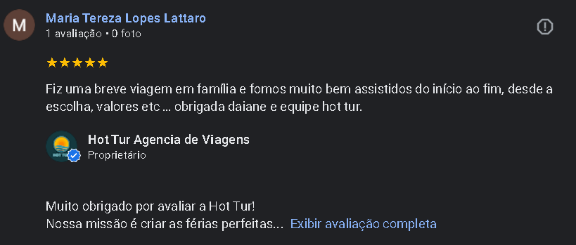 Depoimento de cliente